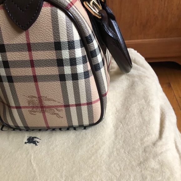 Burberry Haymarket check small bowling bag - Picture 4 of 15